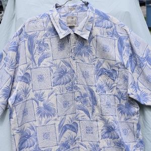 LUAU Hawaiian Finest Silk Button Up Shirt Tropical